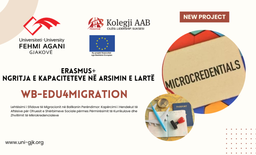 UFAGJ partner i projektit për adresimin e sfidave të migracionit në Ballkanin Perëndimor (WB- Edu4Migration)